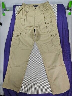 5.11 Tactical Series Womens 28x30 Khaki Cargo Pants Ripstop Utility Military